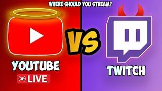 Should you stream on YouTube Live? Twitch VS YouTube Live