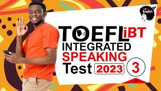 TOEFL Speaking Practice Test 3 [2023] NEW VERSION #toefl #toefltest #toeflspeaking