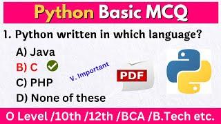 O level python language Practice set [m3r5]| Python mcq questions and answers|python mcq online test