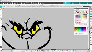 How to Trace & Layer a Grinch Face in Silhouette Studio | Perfect for Beginners!