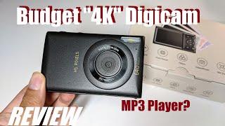 Exploring a Budget "4K Digital Camera" MP3 Player...(Sheawasy C1 64MP Vlogging Camera Review)