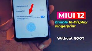 Enable In-Display Fingerprint in Any Xiaomi Phone | MIUI 12 Features TechnoMind Ujjwal MIUI 12 Theme