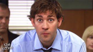 The Office but it's just Jim looking at the camera