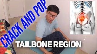 How to Crack My Lower Back and Pop Tailbone Pain Away Stretch Guide ( No Chiropractor Needed )