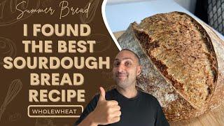 I found the best Sourdough Bread Recipe Easy & No knead #bread