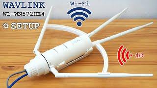 WAVLINK WING 12ML outdoor 4G Router Wi-Fi Dual Band • Unboxing, installation, configuration and test