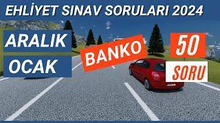 Ehliyet Sınav Soruları 2024 | Aralık, Ocak Çıkmış Ehliyet Sorularını Çöz