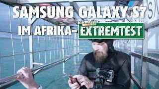 Samsung Galaxy S7 im Test // IP68 // Wasserdicht // Extremtest im Haikäfig vor Südafrika #17