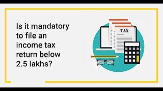 Income Tax Return Filing is Mandatory Even if NO Income/ Loss | #ITR File करने से क्या Benefit होगा