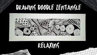 Doodle | Zentangle Art | Drawing | For Beginners #zentangle #drawing #doodle #menggambar