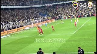 Fenerbahçe 1-3 Galatasaray goller tribün çekim #fbvgs #derbi #alikoç