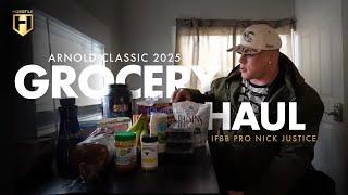 Bodybuilding Grocery Haul with IFBB Pro Nick Justice at the 2025 Arnold Classic | HOSSTILE