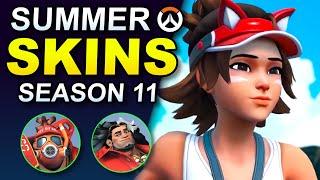 New Summer Skins! - Overwatch 2 Season 11 Trailer Breakdown