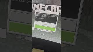 Minecraft ps5 error code:drowned how do you fix it please comment if u do or dont #Minecraft #error