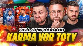 Dicke KARMASCHELLE vor dem TOTY  FIRE vs ICE Hell Spin DISCARD vs @GamerBrother  EA FC 24