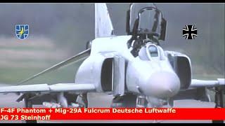 F-4F Phantom + Mig-29 zusammen beim JG73 "Steinhoff" in Laage. Phantom Flyout!Teil2