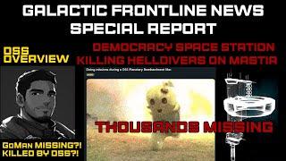 DEMOCRACY SPACE STATION DAY 1 - MASTIA - HELLDIVERS 2 // Galactic Frontline News Special Report