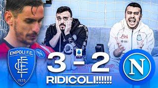  SIAMO RIDICOLI!!! EMPOLI 3-2 NAPOLI | LIVE REACTION NAPOLETANI HD