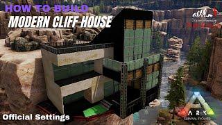 Modern Cliff Platform Home | Ark Survival Evolved