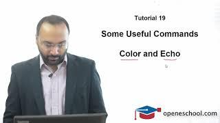 Windows Command Line Tutorials - Tutorial 19 - color and echo commands