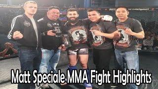 Matt Speciale MMA Fight Highlights from Buffalo, NY