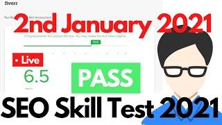 Fiverr Seo Test Answers 2021 Passed Proof With Live Exam 2nd Jan HD