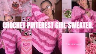 how to crochet THE Pinterest Girl Sweater (be crochet barbie)