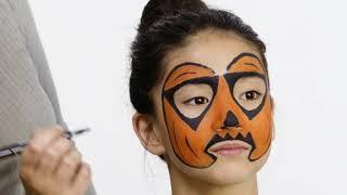 How to Paint a Colourful Rainbow Pumpkin with Snazaroo Face Paint