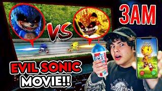 DO NOT WATCH EVIL SONIC.EXE MOVIE AT 3AM!! (SUPER SONIC VS SONIC.EXE)