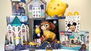 Disney Wish Unboxing Review | Asha in Rosa's Castle Light Up Playset | Talk & Move Valentino Goat