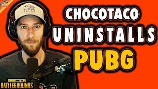 CHOCOTACO UNINSTALLS PUBG