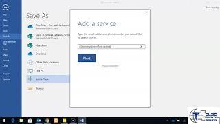 Saving Documents from Desktop Directly to OneDrive