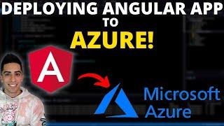 Deploying Angular App To Azure THE EASY WAY | Host Angular App On Azure [2022 Tutorial]