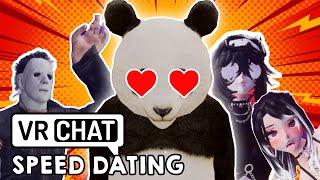 Panda goes SPEED DATING in VRCHAT