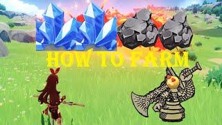 Genshin Impact How to Farm White Iron Chunks and Crystal Chunks