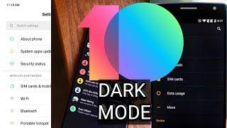 Enable Dark Mode of MIUI 10 or 9 in all Xiaomi Device|