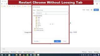 How to Restart Chrome without Losing a Single Tab in Windows PC 2019
