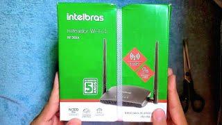 UNBOXING ROTEADOR INTELBRAS RF-301K (WI-FI)