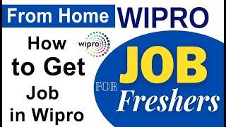 How to get job in Wipro Company, How to Apply Online Wipro job - Current job in Wipro