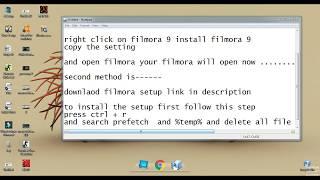 How to fix Wondershare Filmora 9 setup error | solve 100 % | wondershare | fix all lags