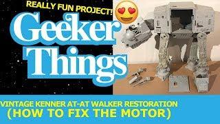 Vintage Kenner AT-AT Walker Restoration (How to Fix the Motor)