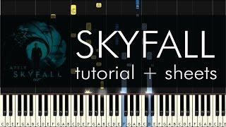 Skyfall - Piano Tutorial - How to Play - Adele