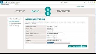 Web admin interface of the EE Bright Box Wireless Router. How do you turn off wifi?