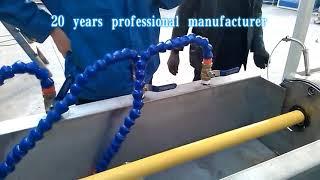 steel pipe coating plastic machine