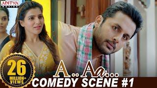A Aa Scenes | Comedy Scene#1 | Nithiin, Samantha | Trivikram | A Aa (Hindi Dubbed Movie)