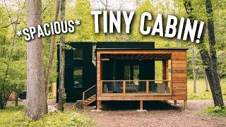 Spacious TINY HOUSE w/ Hidden Loft! | Mod Cabins Tiny Home Tour!