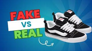 REAL vs FAKE VANS KNU SKOOL | ORIGINALES? DIFERENCIAS