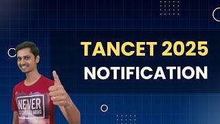 TANCET 2025 Notification | TANCET MBA 2025 | TANCET MCA 2025