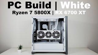 Gaming PC Build White | Hellhound Spectral | T-Force XTREEM | NZXT N7 B550 | Corsair 4000D