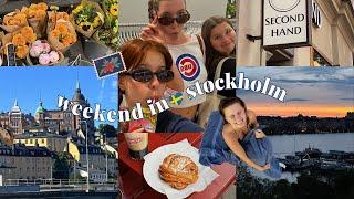 a weekend in STOCKHOLM  || swedish culture, study abroad, day in the life of a uni student!! ️